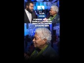 Former Atlanta Mayor Shirley Franklin reacts to Andre Dickens' win