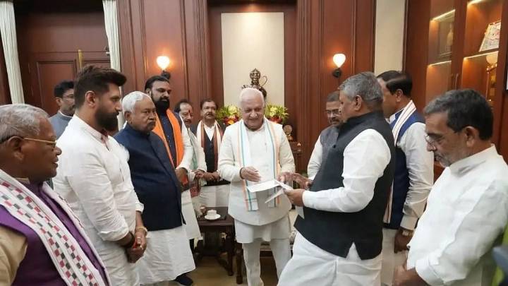 Nitish Kumar To Take Oath As Bihar CM For 10th Time Shortly; PM Modi & Home Minister Amit Shah To Attend Ceremony