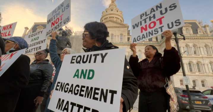 Protestors demand council vote against bill that would expand single