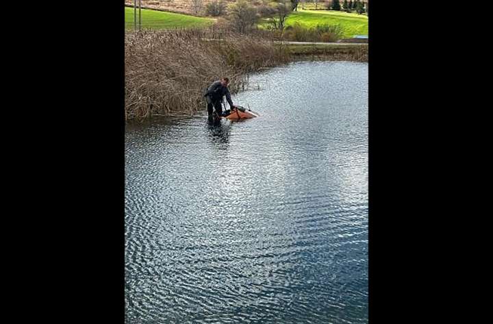 Woman found dead in vehicle that crashed into Upstate New York pond, officials say