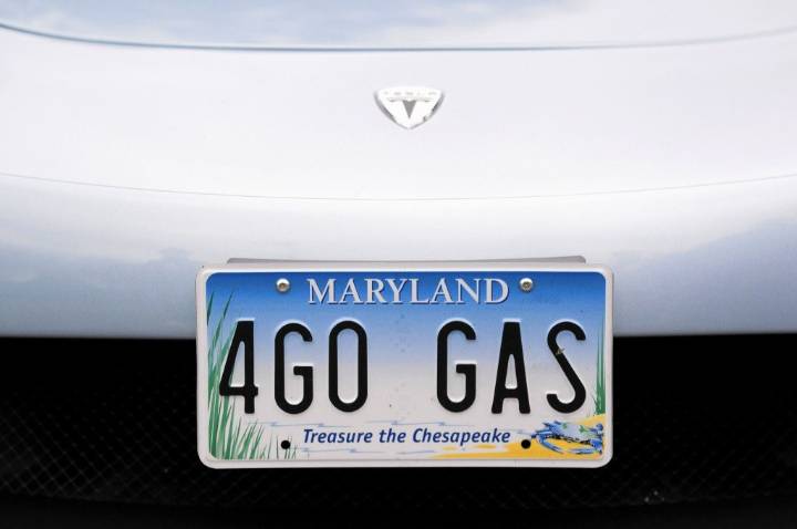 Maryland can do without front license plates