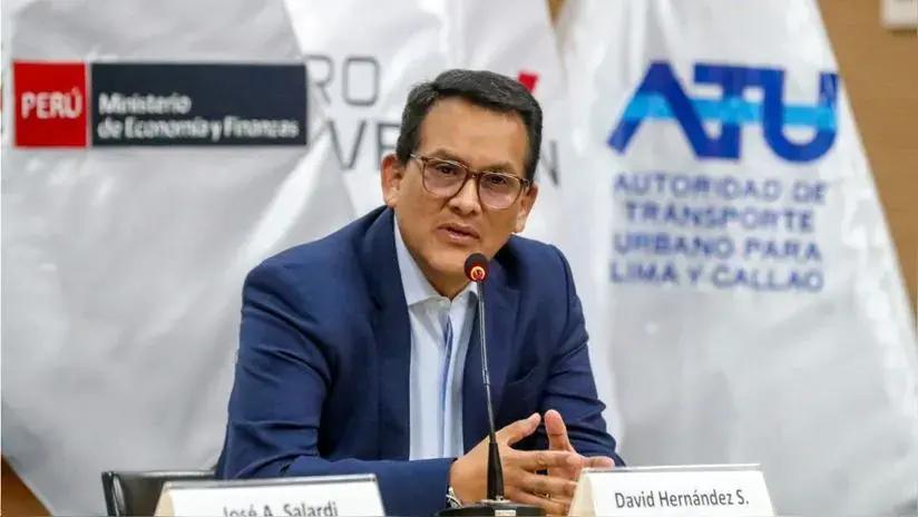 Gobierno designa a David Hernández Salazar como nuevo presidente del Consejo Directivo de la ATU