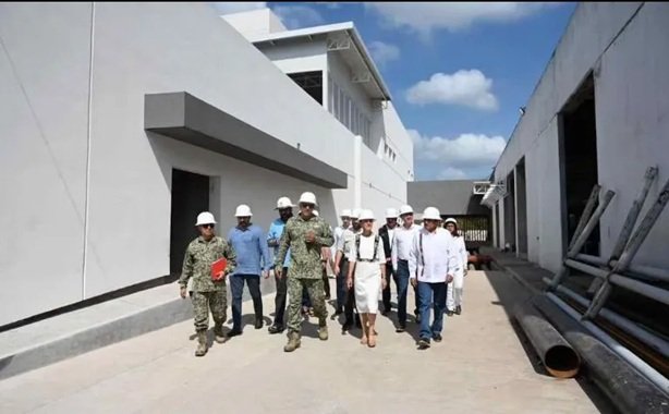 Sheinbaum supervisa obras del Hospital General de Cárdenas en Tabasco