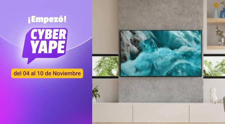Aprovecha el Cyber Wow de Yape y compra esta TV Samsung de 55 pulgadas con descuento de 1500 soles