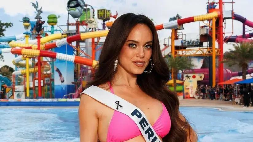 Karla Bacigalupo roba miradas y se luce en traje de baño durante las preliminares del Miss Universo 2025