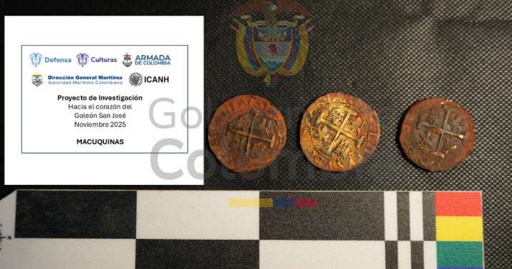 Vea las 5 primeras piezas arqueológicas que Colombia recuperó del galeón San José