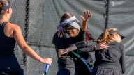 Watch as Prout girls tennis win the 2025 Division II championship