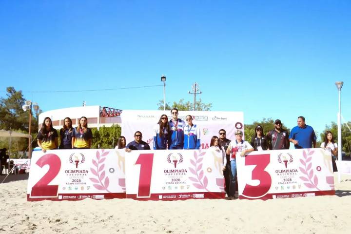 Comondú cierra con éxito la etapa estatal de voleibol de playa rumbo a la Olimpiada Nacional CONADE 2026