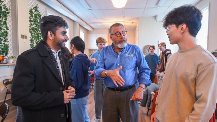 At a brunch for Stony Brook University international students, some worry about Trump's anti