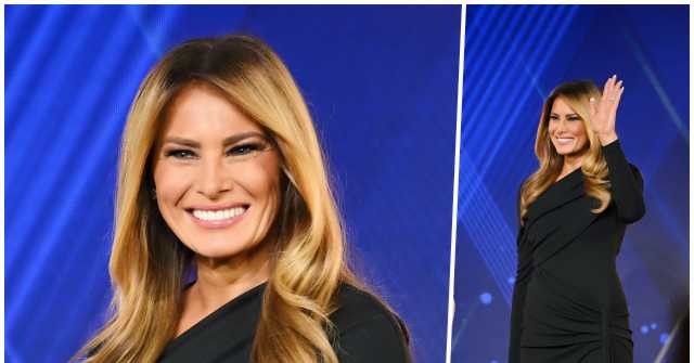 Fashion Notes: Melania Trump Wears Carolina Herrera for 'Patriot of the Year' Honor