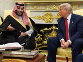 Donald Trump recibe en la Casa Blanca con los máximos honores al príncipe heredero saudita, Bin Salman: la cuestión palestina y los negocios, en la agenda