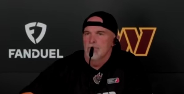 Dan Quinn: Terry McLaurin, Will Harris, and Noah Brown at today’s practice in Spain