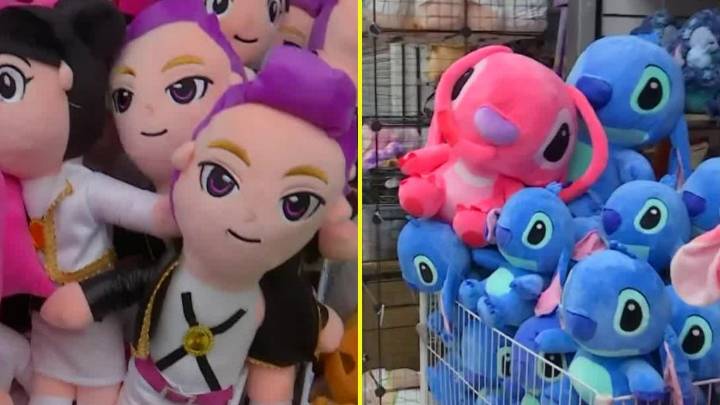 Había Guerreras K-Pop, Stitch y Bluey: Decomisan peluches falsificados por banda que operaba en Barrio Meiggs