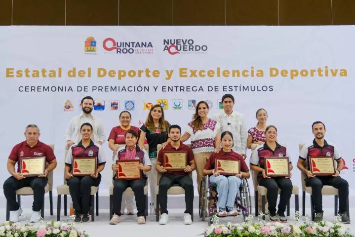 Entrega Mara Lezama el Premio Estatal del Deporte 2025