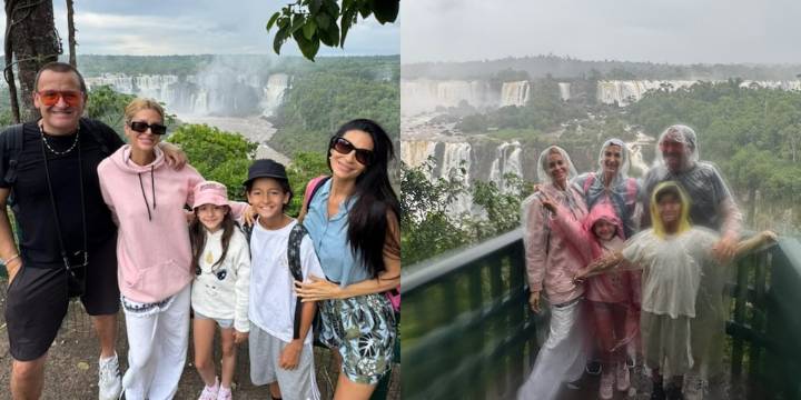 La escapada de Silvina y Vanina Escudero a las Cataratas del Iguazú entre tormentas, risas y familia