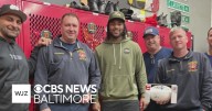Ravens rookie, Jimmy's Seafood, team up to give back to Baltimore City Fire Department
