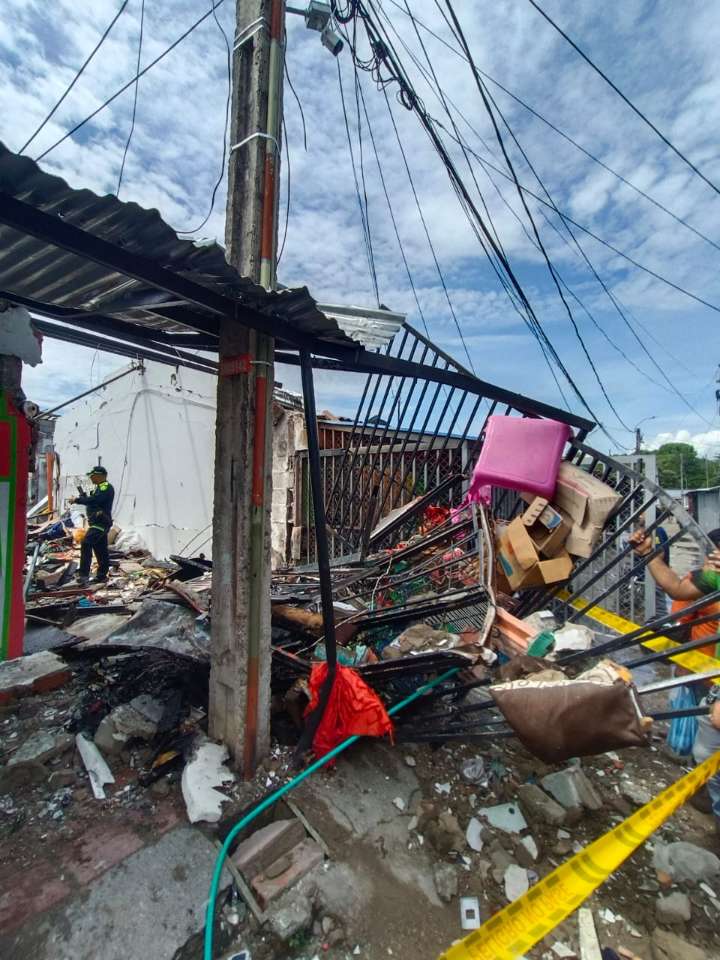 Explosión en el sur de Neiva: una persona murió y 21 viviendas resultaron afectadas