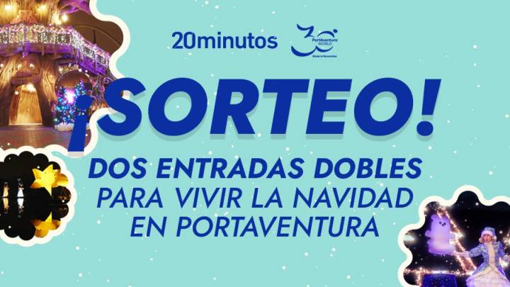 Participa en el sorteo de dos entradas dobles para vivir una Navidad inolvidable en PortAventura World