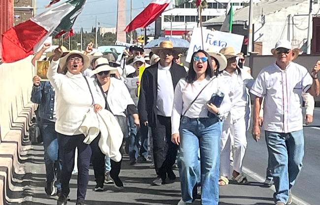 Se une Saltillo a marcha nacional contra la inseguridad y el Gobierno de Sheinbaum
