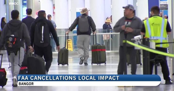 Maine travelers begin feeling impact of FAA flight cuts amid government shutdown