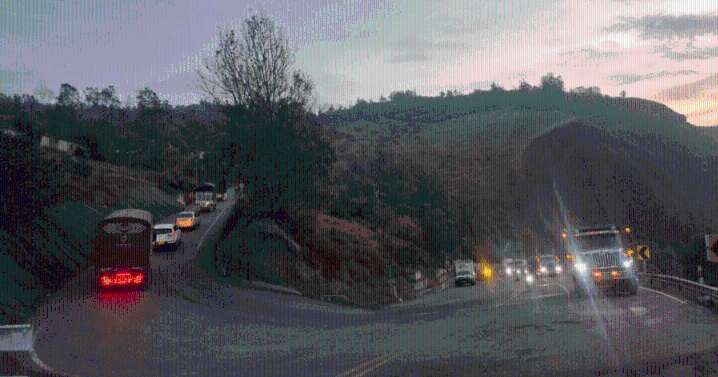 Así está la movilidad en la Vía al Llano hoy miércoles 12 de noviembre