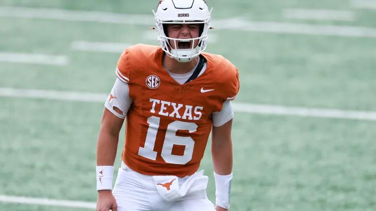 Arch Manning stats: Texas QB lights up No. 9 Vanderbilt in Longhorns win