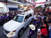 ‘Su lucha no iba a la violencia’; esposa de Carlos Manzo pide manifestaciones pacíficas