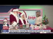 Seattle Santa and Mrs. Claus host free holiday crafting events for families