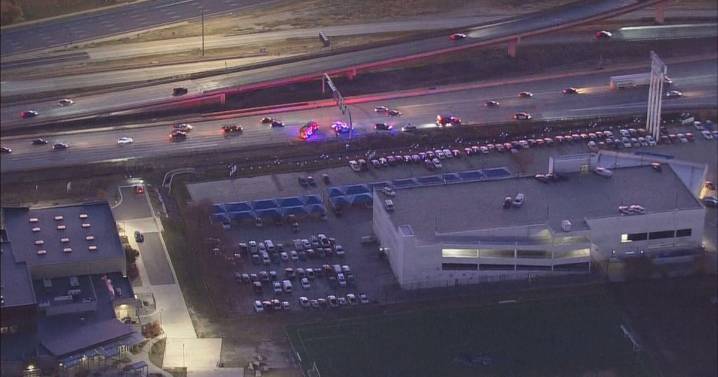 Colorado deputy's car window shot out, 2 arrested after pursuit on I