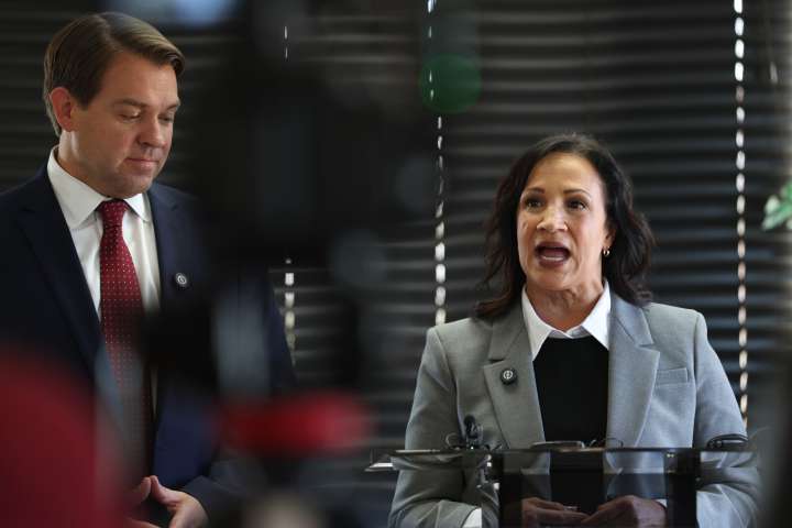 Republican governor candidate Lisa Demuth talks priorities during tour stops