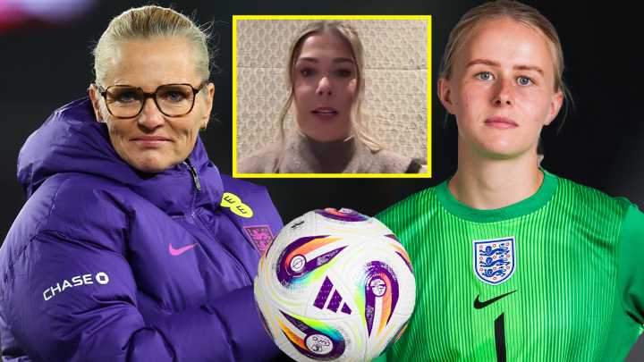 'Want to crawl up into a ball' - Mary Earps reacts to Hannah Hampton question as she fights back tears in emotional interview