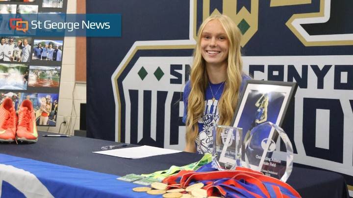 Snow Canyon track star Millie Nadauld to compete at BYU; recaps of other recent Region 9 signings