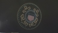 Grand Rapids' sky dazzles with drone art to honor veterans