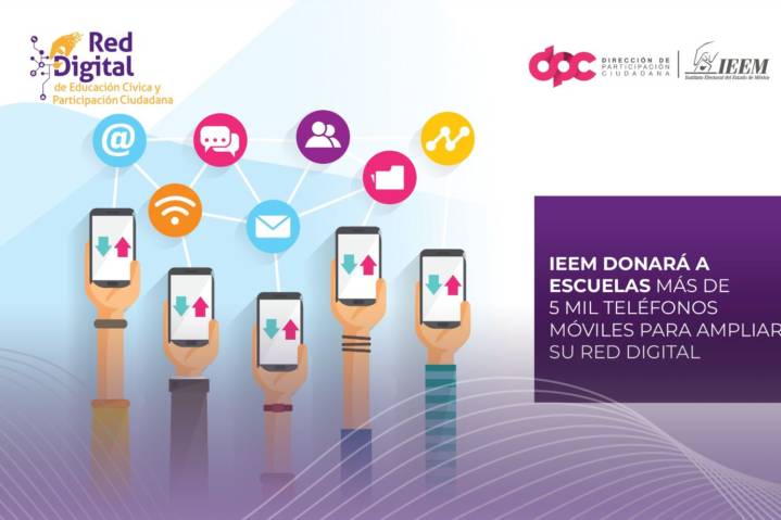IEEM fortalece Red Digital con entrega de 5 mil celulares a escuelas