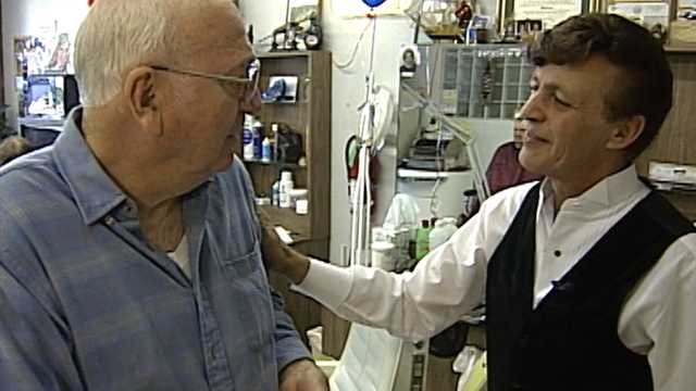 Free haircuts given to veterans in Veterans Day retro find