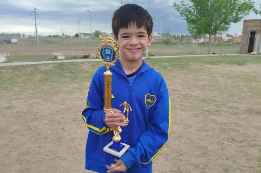 Mateo volvió a jugar al fútbol tras la mala praxis en Acha: "Hizo un gol y estaba feliz"