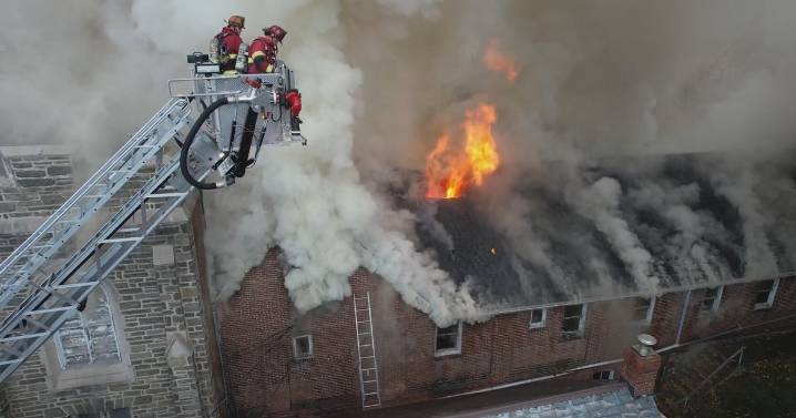 Fire damages Gethsemane Ministries church in Bangor, Pennsylvania