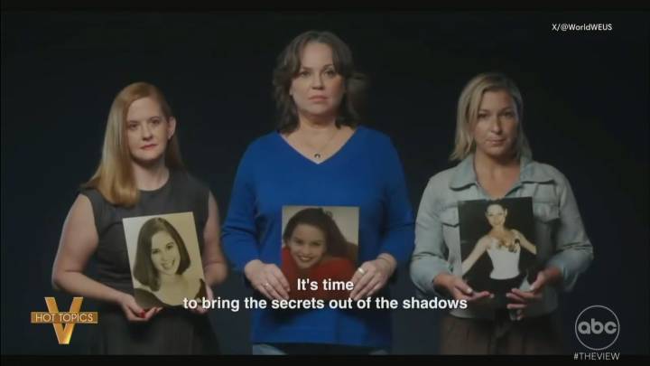 The View Praises Epstein Survivors for PSA Showing Their Younger Selves