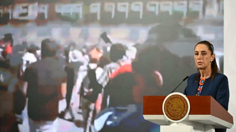 La presidenta manda un mensaje “erróneo” ante el reclamo de seguridad en México, dice experto