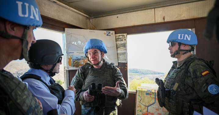 La estratégica visita del Jefe de Estado Mayor de la Defensa al polvorín de la 'Blue Line' en Líbano