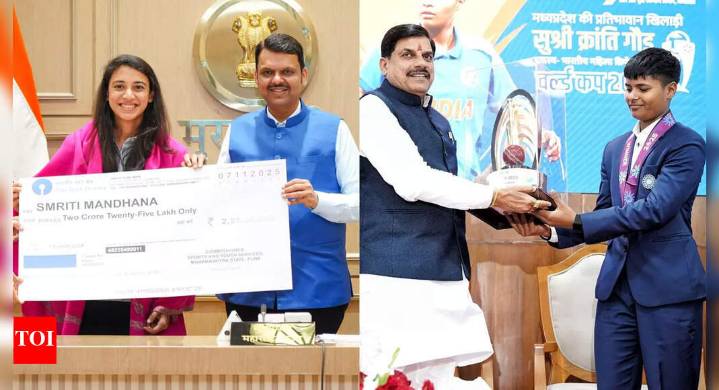 India's World Cup heroines showered with rewards: Cash prizes, govt jobs and grand receptions