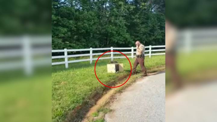 Georgia Officer Stops For A Mysterious Box And Finds A Future He Didn’t See Coming
