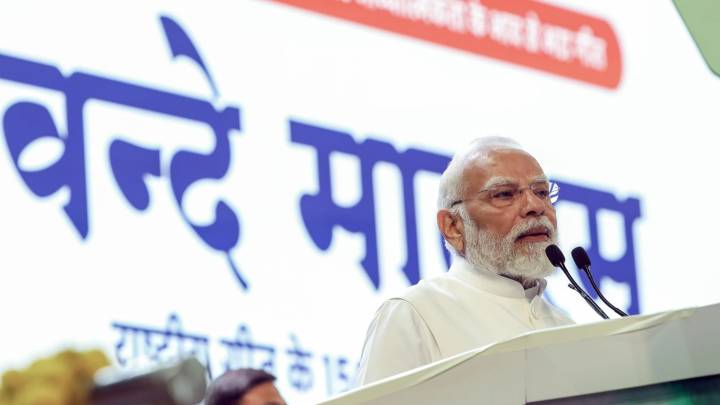 PM says Congress dropped key stanzas of 'Vande Mataram', 'sowed seeds of Partition'