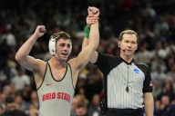 Ohio State wrestlers thrash Iowa to win initial National Duals Invitational team tournament in Tulsa