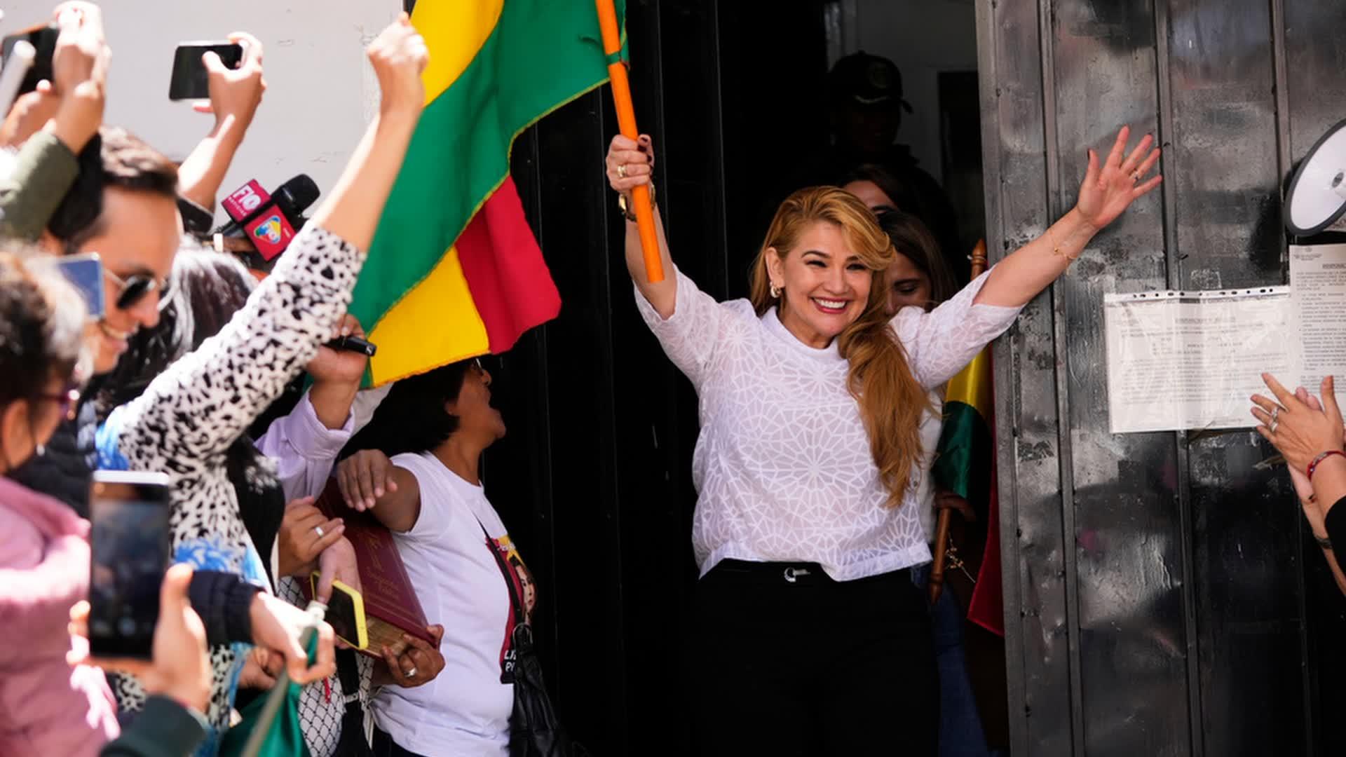 Bolivia's former interim president Jeanine Áñez freed from prison after Supreme Court ruling