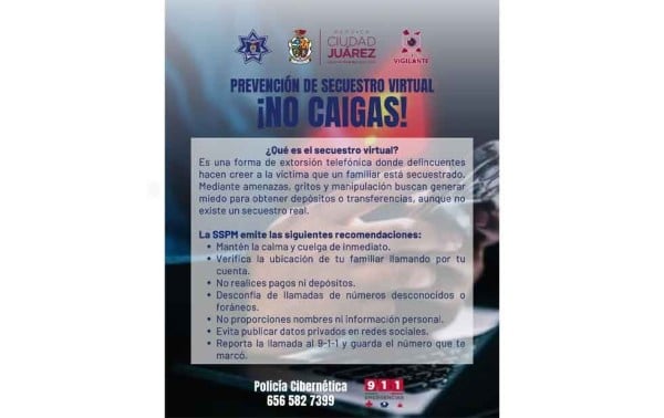 Emite SSPM recomendaciones para evitar sεςμεs†røs virtuales