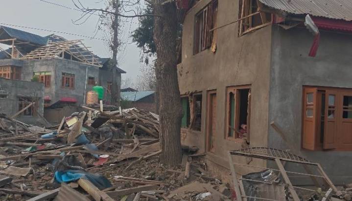 Delhi Blast: Security Forces Demolish Umar’s House In Kashmir