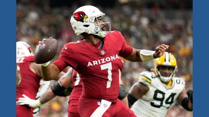 Brissett will start third straight game at QB for Cardinals because of Murray's foot injury
