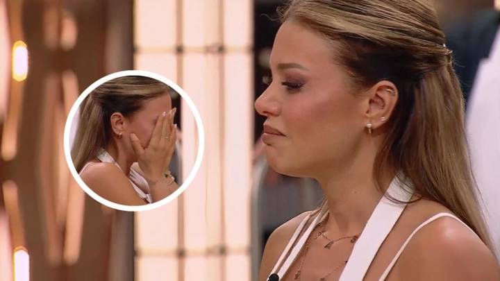 Evangelina Anderson no aguantó y se quebró en MasterChef por un gesto de su hijo, Bastian: "Perdón"