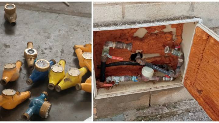Detenido por robar 22 contadores de agua en una urbanización de El Burgo de Ebro